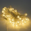 Электрогирлянда внутренняя Шары Пузырьки 5м 50LED, теплый белый, лампы с газом, прозрачный кабель