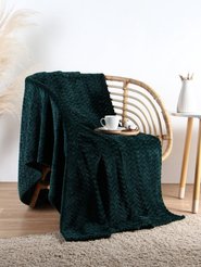 Плед Этель Zig-zag 150х200см изумрудный