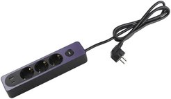 Удлинитель бытовой Ritter 3 гнезда 1,4м c выключателем/2USB с заземлением