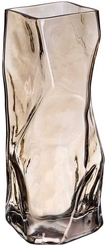Ваза Rocky стекло коричневый 24см