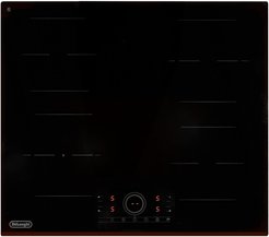 Поверхность варочная индукционная Delonghi ELETTRA 1B0P CR 59х52см, 4 конфорки, черный
