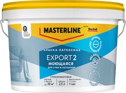 Краска Masterline Export 2 глуб/мат латексная BW 2,5л