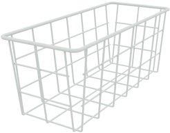 Корзина д/хранения Найди 25х10х10см металл, белый