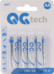 Батарейка алкалиновая QG tech АА/LR6 4шт