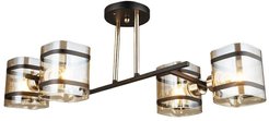 Люстра HIPER H213-4  BLACK/GOLD 4xE27
