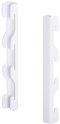 Соединитель стоек Larvij 11,3см белый 2шт
