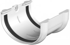 Соединитель желоба ТН ОПТИМА белый