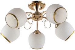 Люстра Elrio 4665-5 5xE27/40Вт 530х530х240мм цвет золото