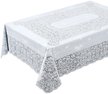 Скатерть прямоугольная Niklen 110х140см белый, ПВХ