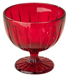 Креманка Lefard Celebration Red 11х11х10см стекло