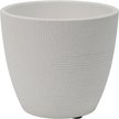 Кашпо бетонное Деним d21см h18,2см v4л, белый