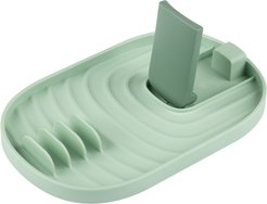Подставка д/крышек, ложек Mallony 18х11,5х2,2см полипропилен, зеленый