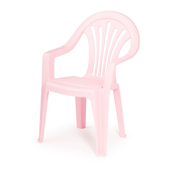 Кресло детское Альтернатива Plast Land 35х37х51см розовый, пластик