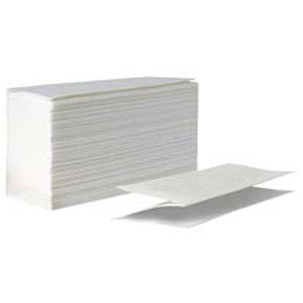 Полотенца бумажные Элит 2сл. 21,5х22,5см белые Z-сложение 150шт/уп