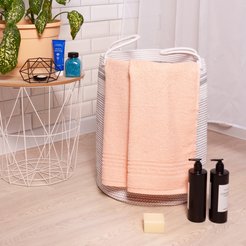 Полотенце махровое Ирис бежевый 70х130
