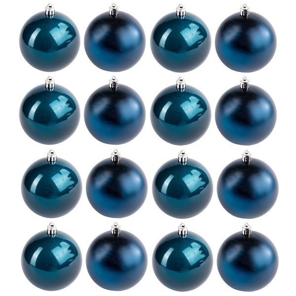 Набор шаров 16шт 8см темно-синий SYQA-0122110