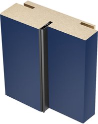 Коробка телескоп с уплотнителем петли без врезки черные эмалит полуночный синий 35х80х2070мм комплект 2,5шт