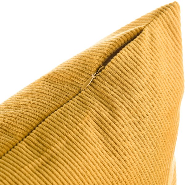 Подушка декоративная Datch 40х40см на потайной молнии, цвет желтый