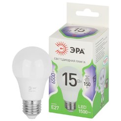 Лампочка светодиодная ЭРА GREEN LINE LED A60-15W-865-E27 GL E27 15 Вт груша холодный свет