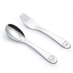 Набор детских столовых приборов TalleR TR-21610 2 предмета, нерж.сталь