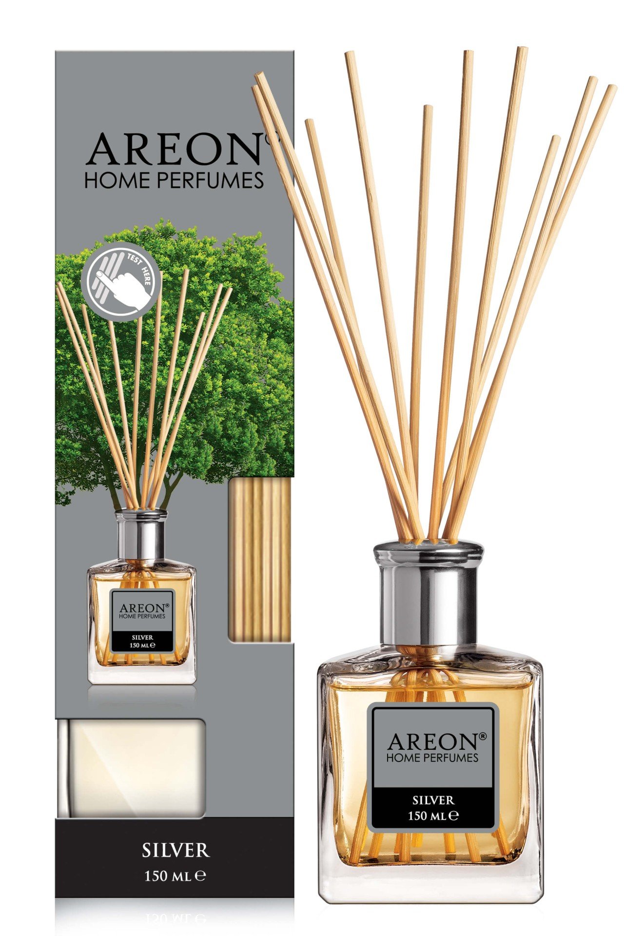 Диффузор для дома/офиса AREON HOME PERFUME LUX 150 ml Серебряный 431441  купить с доставкой в МЕГАСТРОЙ Казань