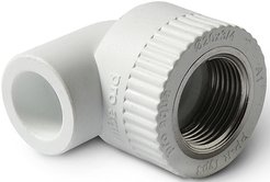 Угольник полипропиленовый комбинированный Pro Aqua d25x1/2" внутренняя резьба