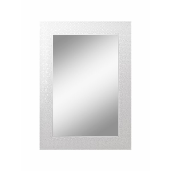 Зеркало Eftera белое 500х700, реверсивное крепление