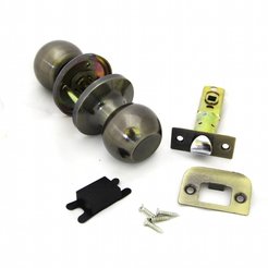 Ручка с защелкой Qually 607 PS (без фиксатора, без ключа) бронза