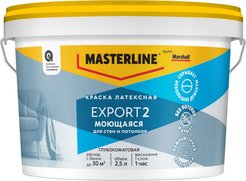 Краска Masterline Export 2 глуб/мат латексная BC 2,5л