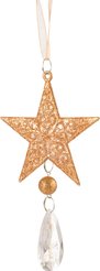 Украшение фигурное Звезда с подвеской 8,3хх15,5см, розовое золото, акрил, SYYKLC-1923119