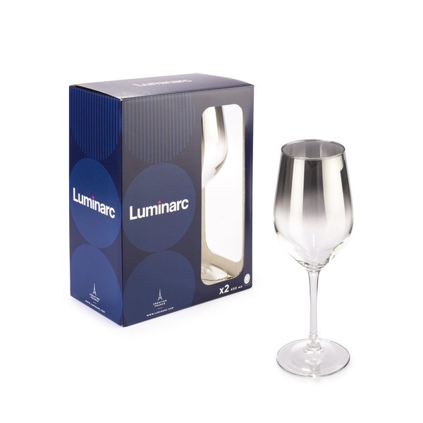 Набор бокалов д/красного вина Luminarc Seleste Серебряная дымка 450мл 2шт стекло