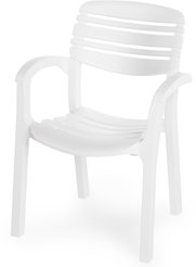 Кресло Атлант 58,5х56х83см белый