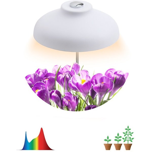 Светильник настольный для растений ЭРА FITO-12W-FLED 12Вт штыковой полного спектра