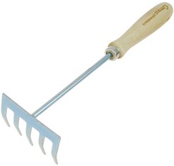 Грабли 5-ти зубые прямые с черенком Урожайная сотка Эко 40293