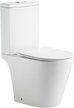 Унитаз-компакт ALCORA Lilly Tornado безободковый с сиденьем DPL, e-off, slim, lift, белый