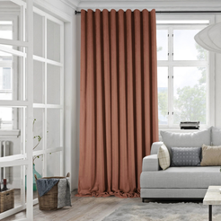 Штора готовая портьера 200х280см терракот