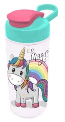 Бутылка д/воды Единорог с держателем 470мл, пластик