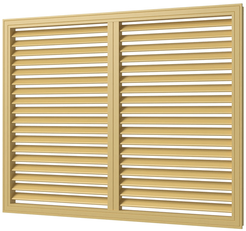 Решетка вентиляционная,профиль ПВХ,600х900,слоновая кость