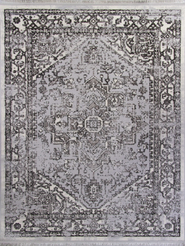 Ковер Лора (LORA) арт.8083G серый 0,8x1,5