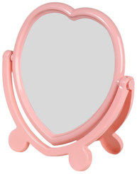 Зеркало настольное косметическое EMOTIONS 173х175 розовый