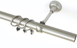 Карниз кованый одинарный Серебро d25 340см
