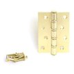 Петля универсальная Apecs 100х70-B4-Steel-GM-Blister мат.золото