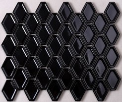 Мозаика Tessare 32,5х25х0,7см керамика черный шт(QY74000)