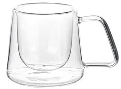Кружка с двойными стенками TalleR Эшли 250мл стекло