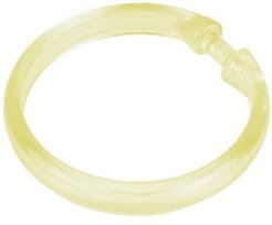 Кольца для штор в ванную Verran Lokee желтый, пластик 12шт