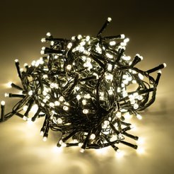 Электрогирлянда-нить внутренняя 8м 400LED, теплый белый FF400-8ww