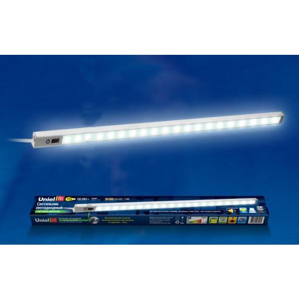 Светильник д/подсветки с датчиком движения 50см LED ULM-F03-11W/WW/MS IP40 Silver