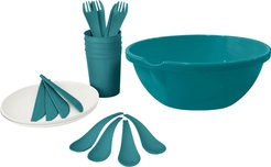 Набор д/пикника PlastTeam 26х26х10,5см на 4 персоны 21 предмет ПП