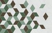 Декор настенный Веста 25х40см зеленый шт (010300000199)