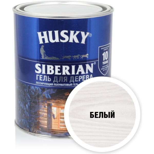 Антисептик-гель Husky Siberian полуматовый белый 0,9л